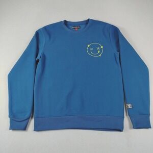 Black Pike Sweater Mens‎ Medium Crewneck Teddy Bear Graffiti Pullover Streetwear